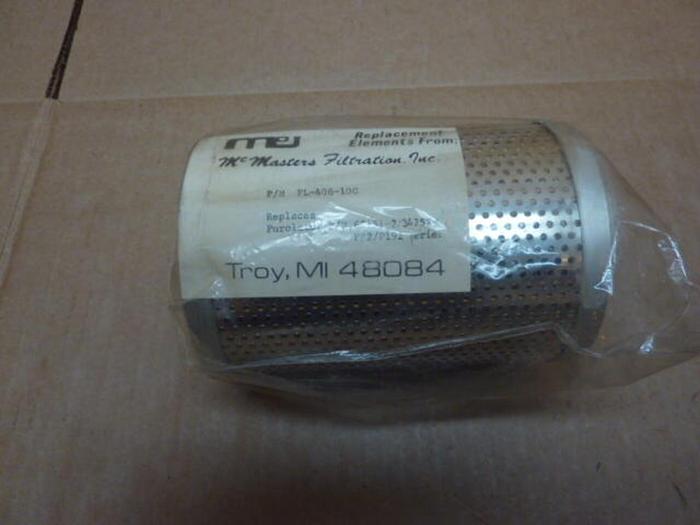 MCMASTERS FILTRATION Filter PL-406-10C #27309