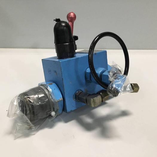 Used HYDAC Hydraulic Accumulator Shutoff Block SAB20 E12Y1 T240 A #92341