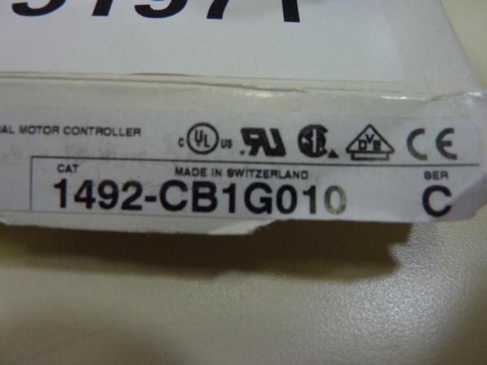 ALLEN BRADLEY 1 Amp Circuit Breaker 1492-CB1/G010 SER C #51971