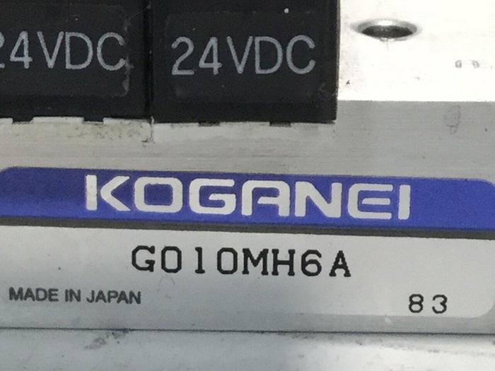 Used KOGANEI Manifold Block G010MH6A #104874
