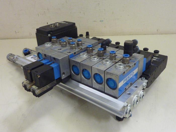 Used FESTO Control Block / Valve Terminal IFB8-02 #61266