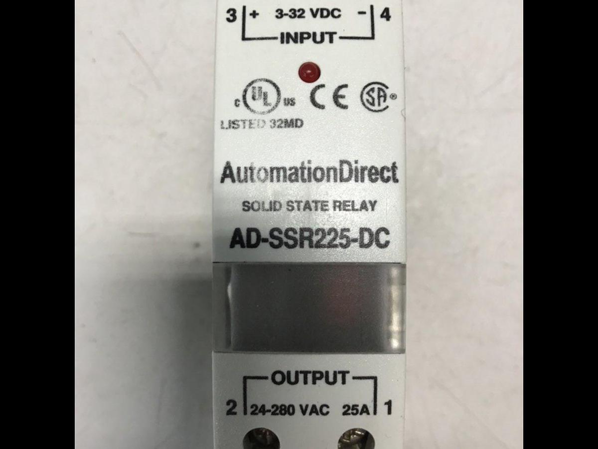 Used AUTOMATION DIRECT Solid State Relay AD-SSR225-DC USED