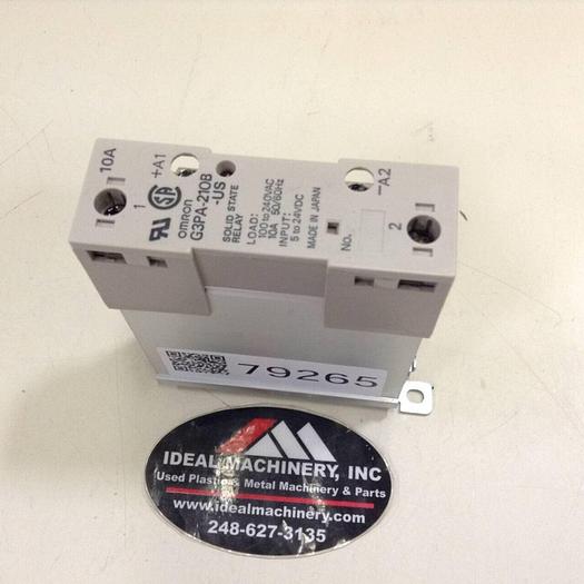 Used OMRON Solid State Relay G3PA-210B-US #79265