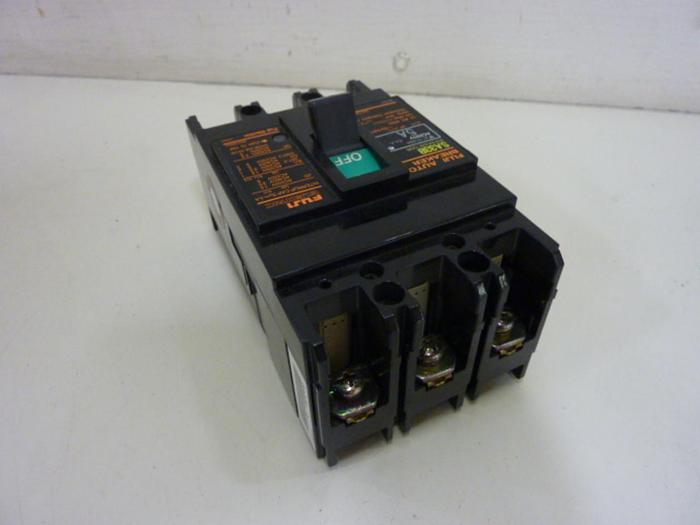 Used FUJI ELECTRIC 5 Amp Circuit Breaker SA33B-5 #60788