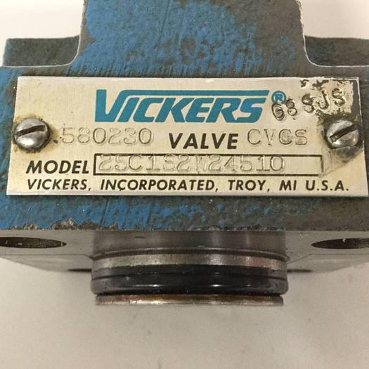 Used VICKERS Hydraulic Valve CVCS25C1S2W24510 #91407
