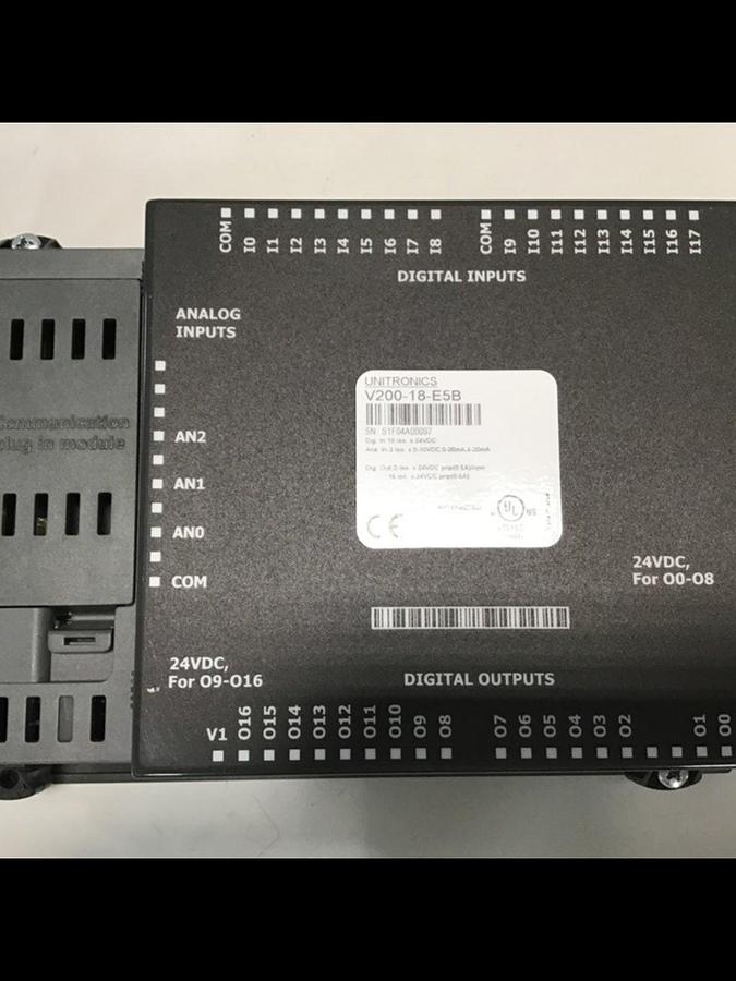 Used UNITRONICS Display screen V200-18-E5B #144890