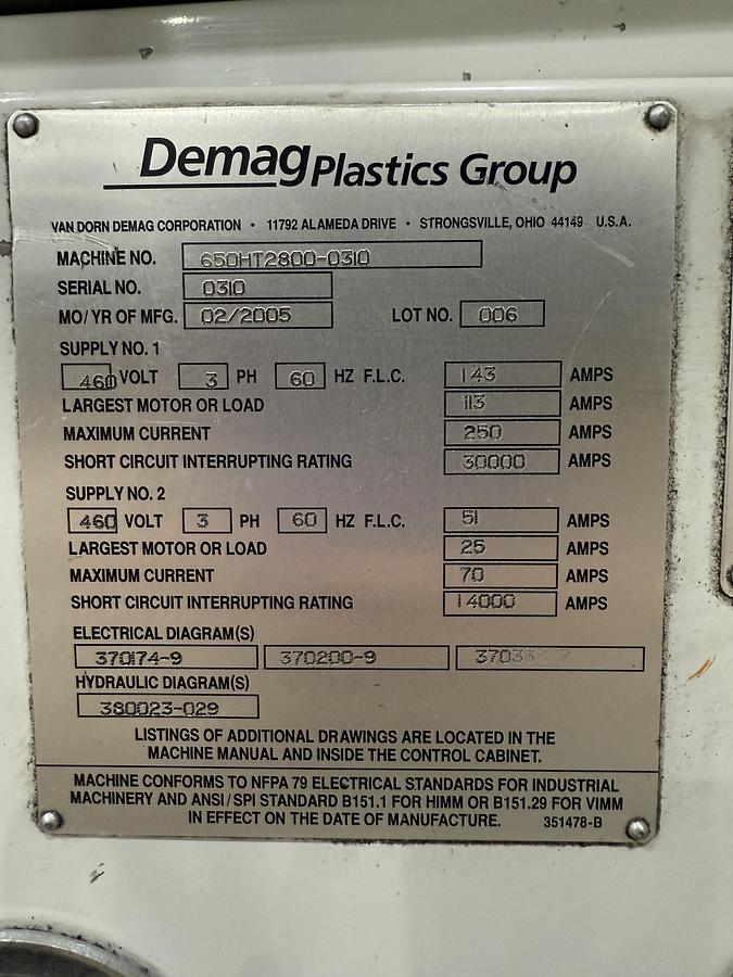 Used Demag 650HT2800
