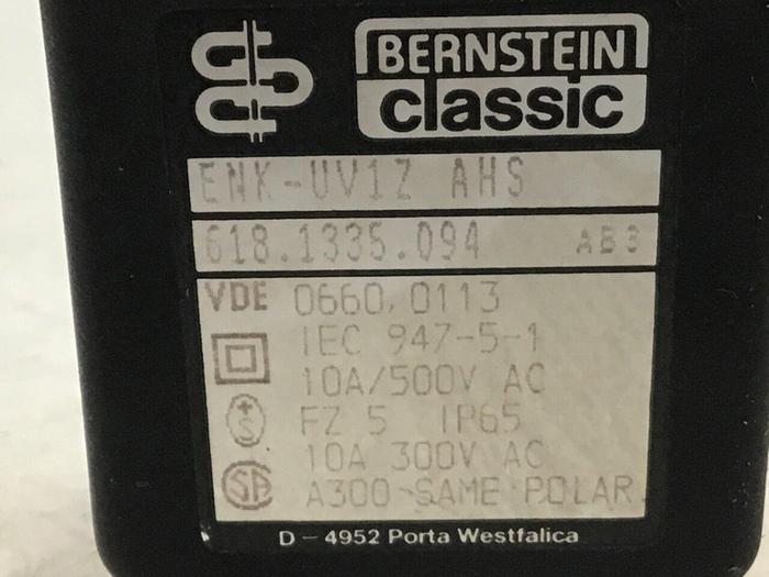 Used BERNSTEIN Limit Switch ENK-UV1Z AHS #121395