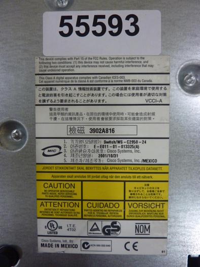 Used CISCO Catalyst Switch WS-C2950-24 #55593