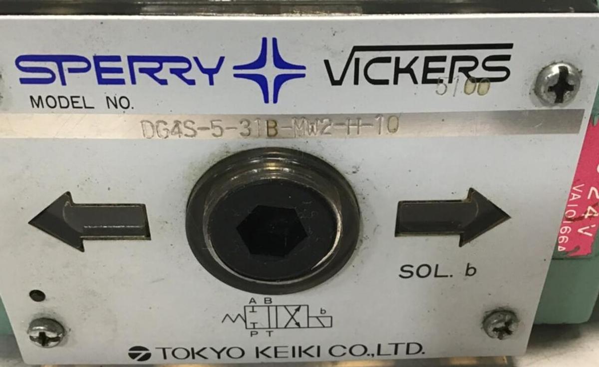 Used VICKERS Valve DG4S531BMW21110 USED
