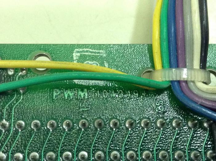 Used ADVANCED INPUT DEVICES Backplane Wire Harness PWB 104350 F #87208