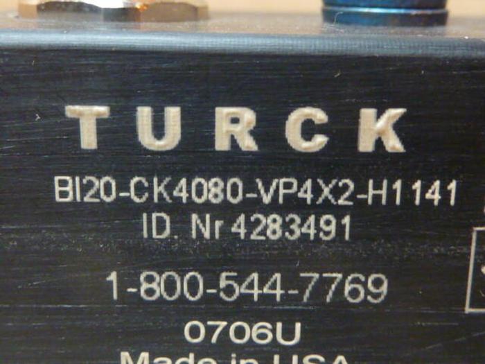 Used TURCK ELEKTRONIK Proximity Sensor BI20-CK4080-VP4X2-H1141 #31316