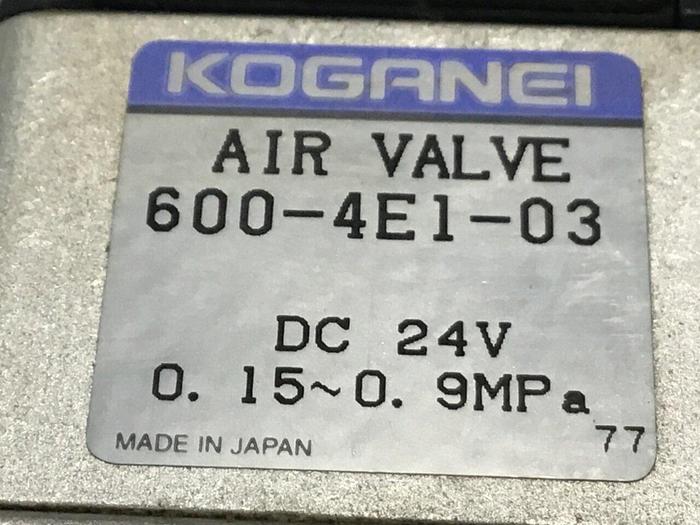 Used KOGANEI Valve 600-4E1-03 #128508