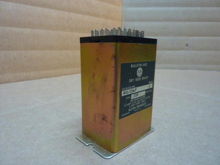 Used ALLEN BRADLEY Dry Reed Relay WS-1567 SER A #27725