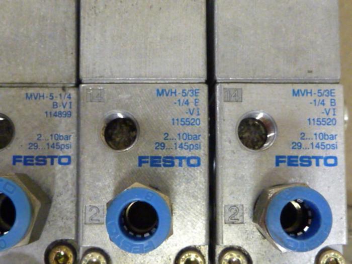 Used FESTO Control Block / Valve Terminal IFB8-02 #52717