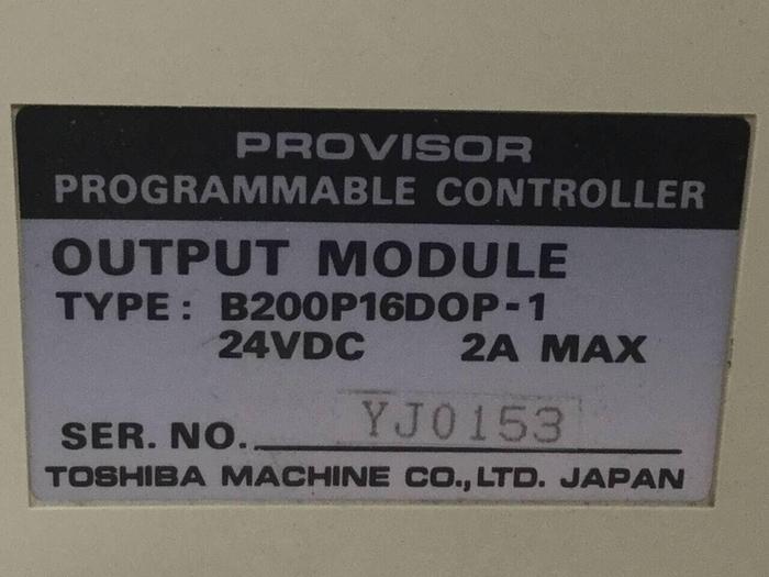 Used TOSHIBA Output Module B200P16DOP-1 #100548