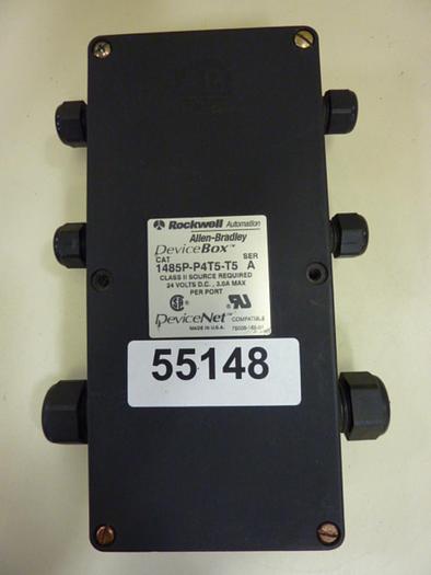Used ALLEN BRADLEY Device Box 1485P-P4T5-T5 SER A #55148