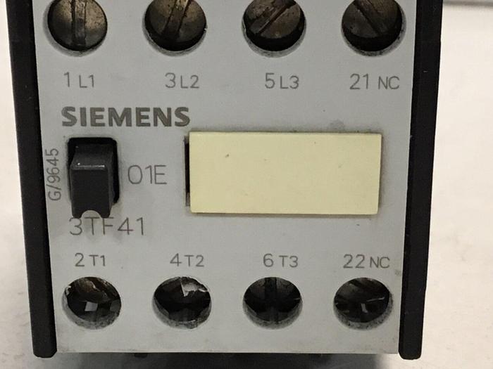Used SIEMENS Contactor 3TF4101-0A #123240
