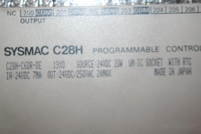 Used OMRON Programmable Controller C28H-C6DR-DE Used