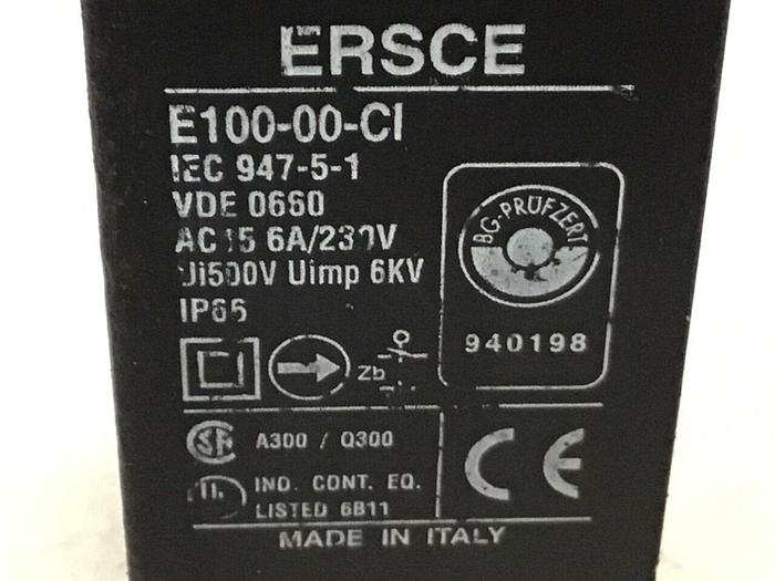 Used ERSCE Limit Switch E100-00-CI Used