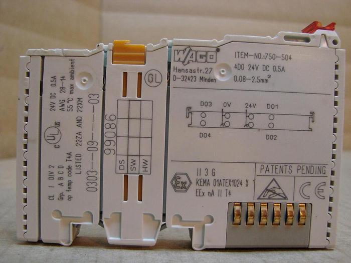 Used WAGO Output Module 750-504 #21159