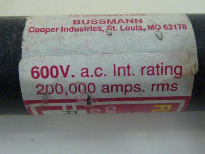 Used BUSSMANN 7 1/2 Amp Fuse FRS-R-7-1/2 #47396