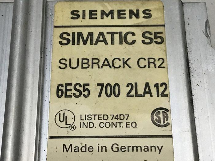 Used SIEMENS Rack Simatic S5 6ES5 700-2LA12 #120554