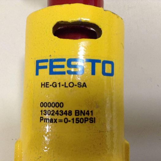 Used FESTO Lock-Out Valve HE-G1-LO-SA #69582
