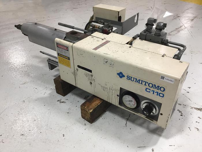 Used SUMITOMO 1.7 Oz Injection Unit SH50A-C110-1.7 / IU Used #145482