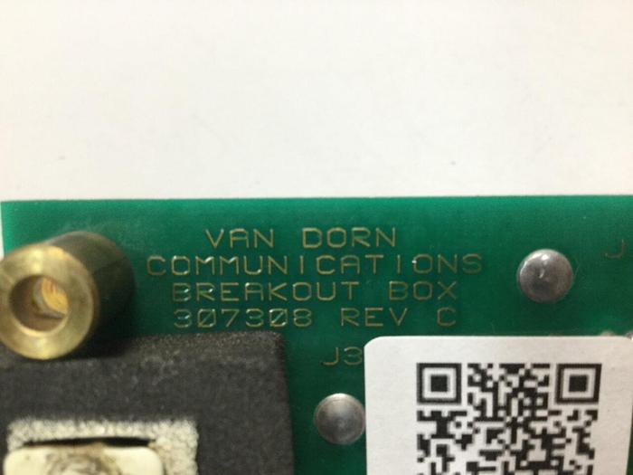 Used CINCINNATI MILACRON Communications Breakout Board 307308 #100926