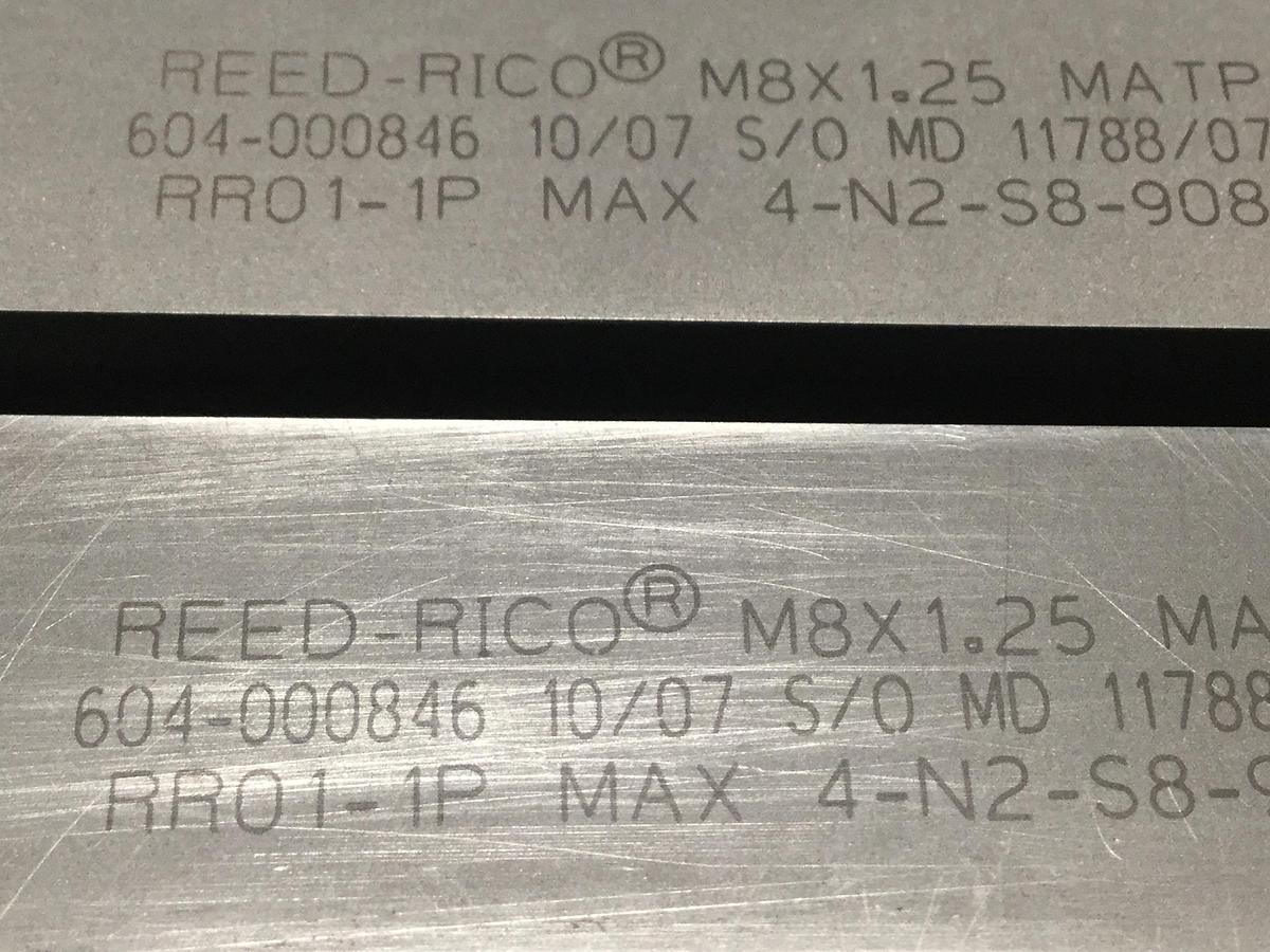 REED RICO Threading Dies 4-N2-S8-908 USED