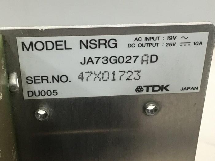 Used TDK Power Supply NSRG JA73G027 #114237