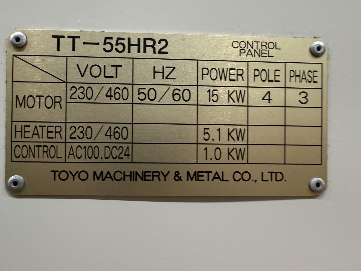 Used 2003 Toyo Plastar TT-55HR2