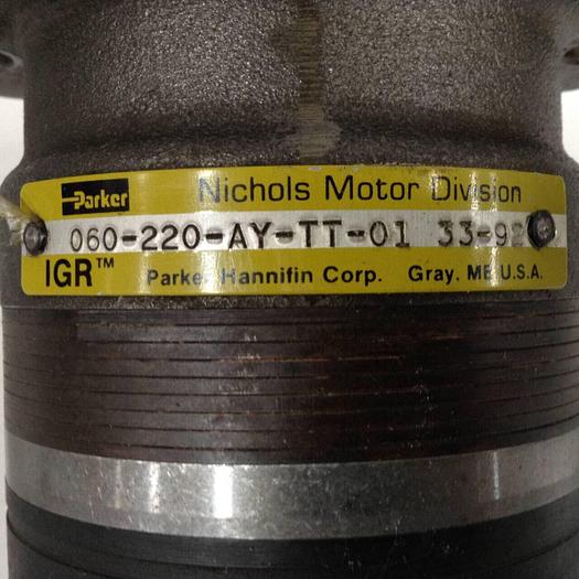 Used PARKER Die Height Adjustment Hydraulic Motor 060-220-AYTT-01 #89832