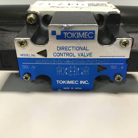 Used TOKIMEC Directional Control Valve DG4VS-3-0C-M-P7-P12-52 #94737