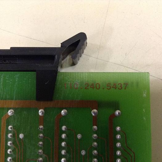 Used NESTAL Control Interface Relay Board POA 110.240.5437 #77985