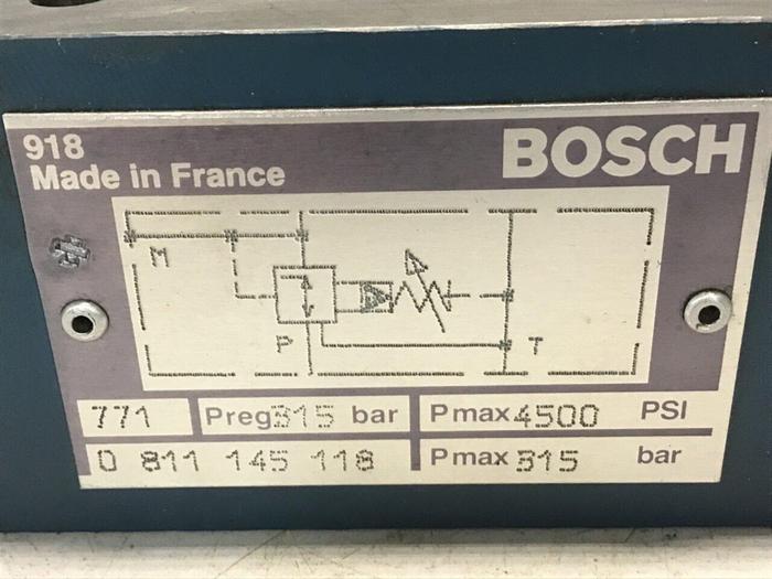 Used BOSCH Valve 0 811 145 118 #130215