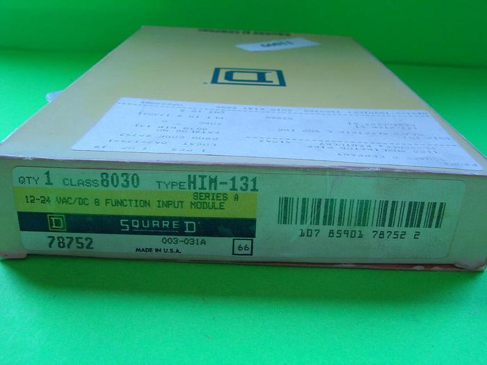 Used SQUARE D Input Module 8030-HIM-131 #11099