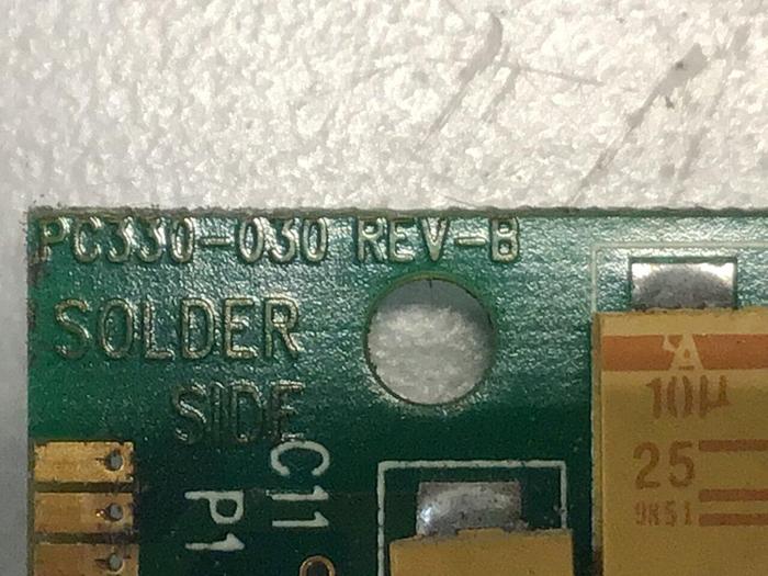 Used VAN DORN Analog Circuit Board 330025 PC330-025 Used