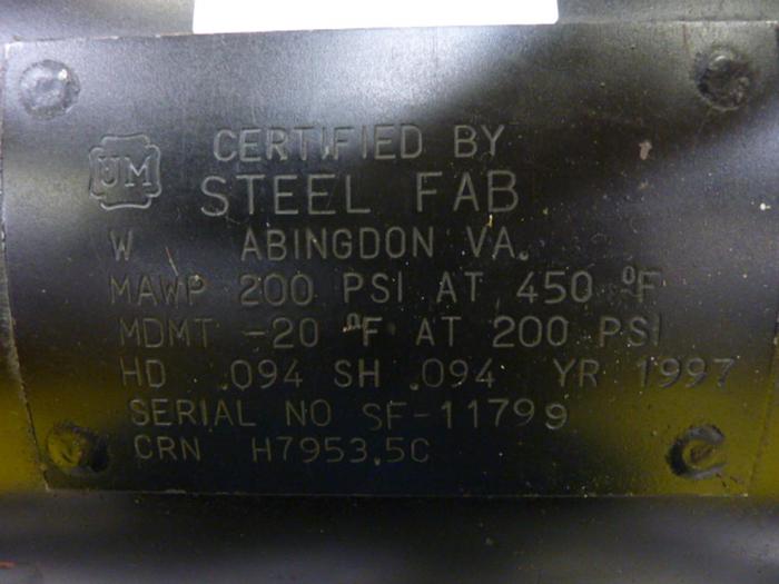 Used GENERIC Air Tank CRN H7953.5C #59325