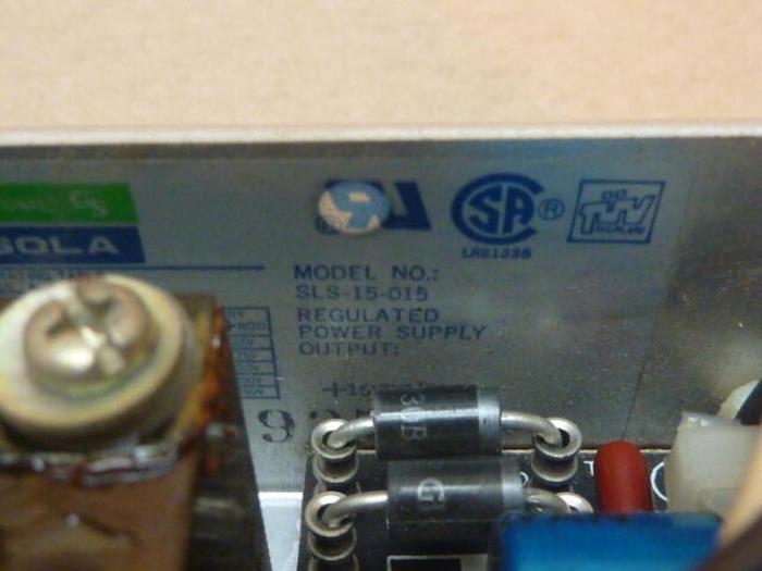 Used SOLA ELECTRIC regulated power supply SLS-15-015 #35767
