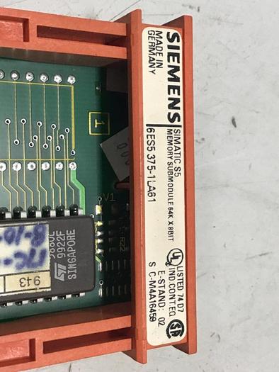 Used SIEMENS SIMATIC S5 Memory Submodule 6ES5 375-1LA61 #134986