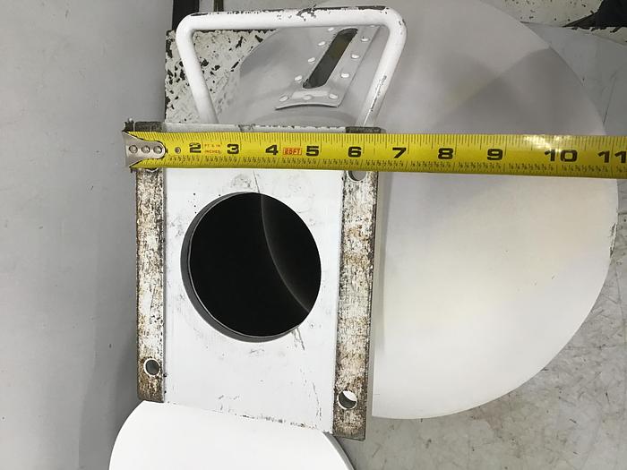 Used METAL FABRICATOR Hopper w/ Lid 27X23 HOP Used #143385