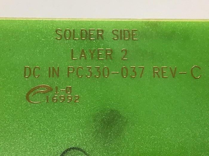 Used VAN DORN DC Input Board 330037 PC330-037 Used