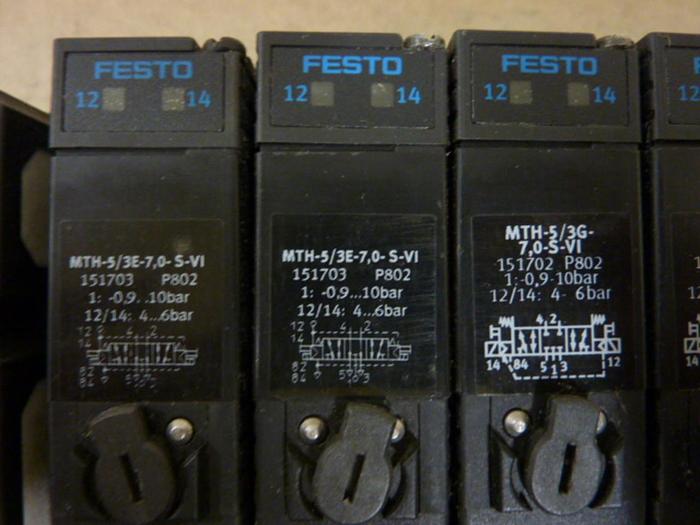 Used FESTO Control Block w/ Valves IFB8-03 #52805