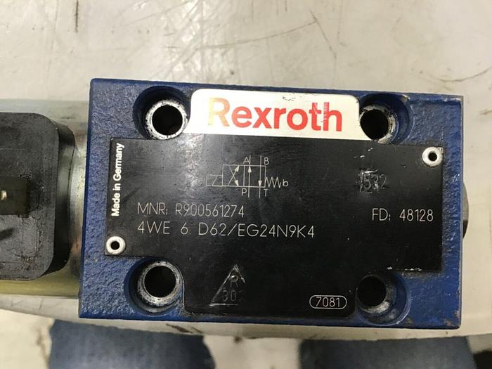 Used REXROTH Valve 4WE6D62/EG24N9K4 Used