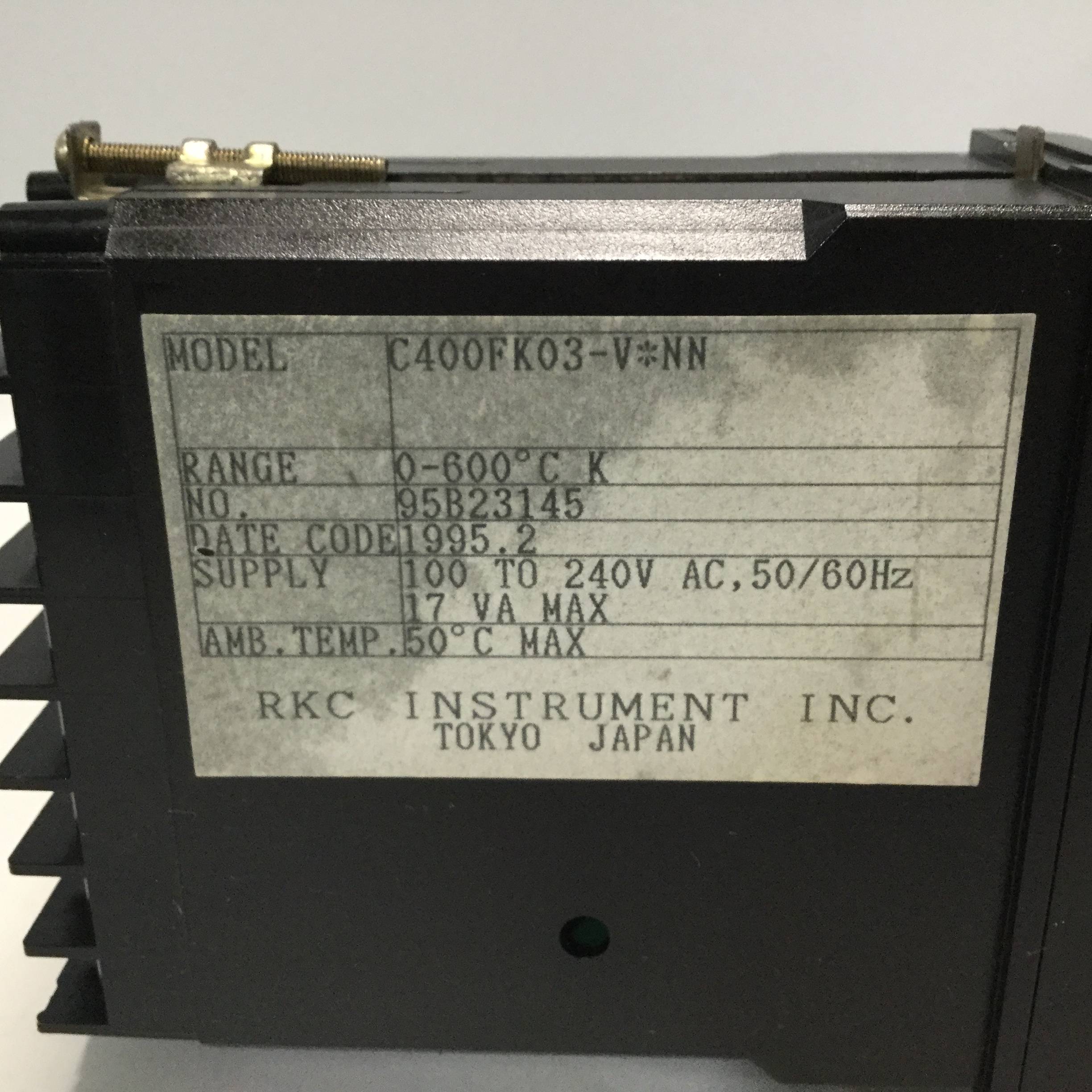 Used RKC Temperature Control REX-C400FK03VNN USED