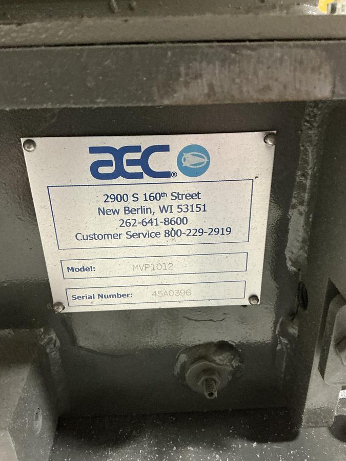 Used AEC MVP1012 Grinder Granulator / Not Cleaned Yet