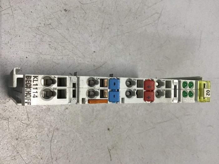 Used BECKHOFF 4-Channel Digital Input Terminal KL1114 #125249