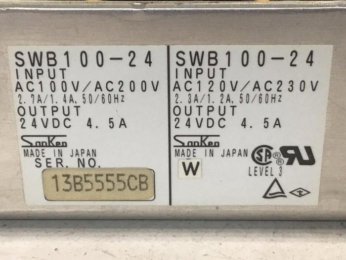Used SANKEN ELECTRIC Power Supply SWB100-24 #127825